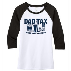 Dad Tax Making Sure ItS Not Women's Tri-Blend 3/4-Sleeve Raglan Shirt