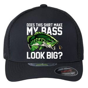 Does This Make My Bass Look Big Funny Fishing Flexfit Unipanel Trucker Cap