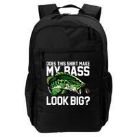Does This Make My Bass Look Big Funny Fishing Backpack