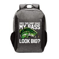 Does This Make My Bass Look Big Funny Fishing Vector Backpack