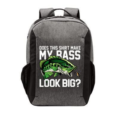 Does This Make My Bass Look Big Funny Fishing Vector Backpack