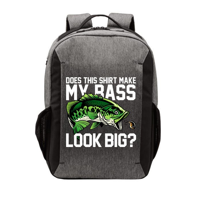 Does This Make My Bass Look Big Funny Fishing Vector Backpack