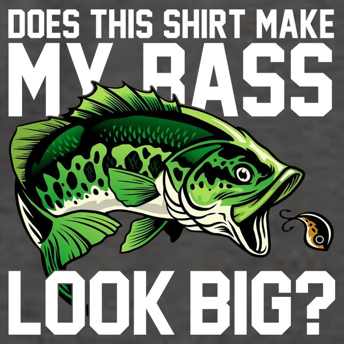 Does This Make My Bass Look Big Funny Fishing Vector Backpack