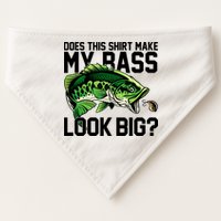 Does This Make My Bass Look Big Funny Fishing USA-Made Doggie Bandana