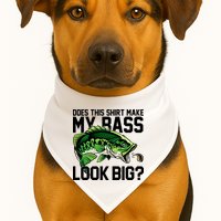 Does This Make My Bass Look Big Funny Fishing USA-Made Doggie Bandana