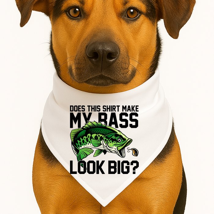 Does This Make My Bass Look Big Funny Fishing USA-Made Doggie Bandana