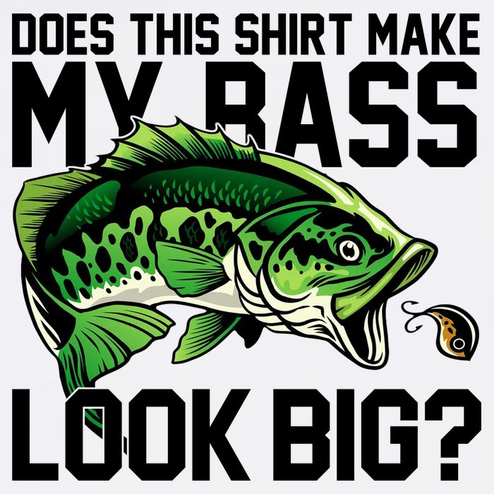 Does This Make My Bass Look Big Funny Fishing USA-Made Doggie Bandana