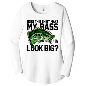 Does This Make My Bass Look Big Funny Fishing Women's Perfect Tri Tunic Long Sleeve Shirt