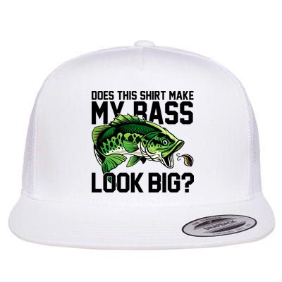 Does This Make My Bass Look Big Funny Fishing Flatbill Hat