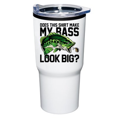 Does This Make My Bass Look Big Funny Fishing Tumbler