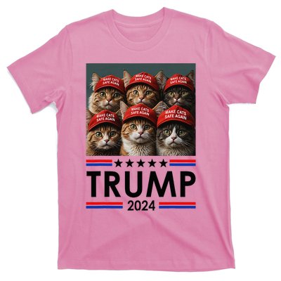 Donald Trump Make Cats Safe Again 2024 Debate T-Shirt