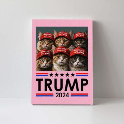 Donald Trump Make Cats Safe Again 2024 Debate Canvas