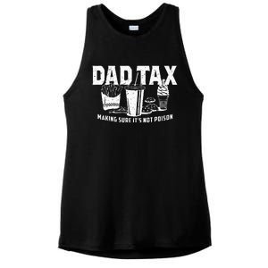 Dad Tax Making Sure Its Not Po.Ison Ladies PosiCharge Tri-Blend Wicking Tank