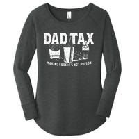 Dad Tax Making Sure Its Not Po.Ison Women's Perfect Tri Tunic Long Sleeve Shirt