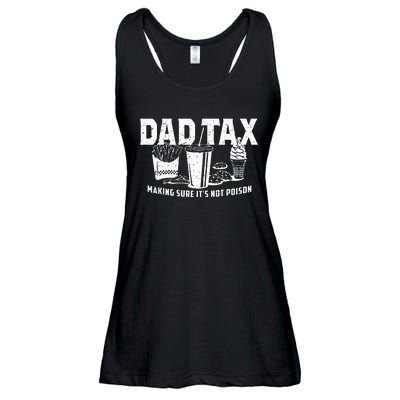 Dad Tax Making Sure Its Not Po.Ison Ladies Essential Flowy Tank