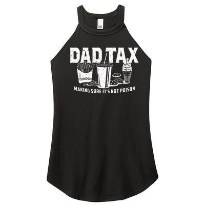 Dad Tax Making Sure Its Not Po.Ison Women’s Perfect Tri Rocker Tank