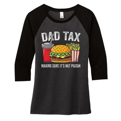 Dad Tax Making Sure Funny Fathers Day Women's Tri-Blend 3/4-Sleeve Raglan Shirt