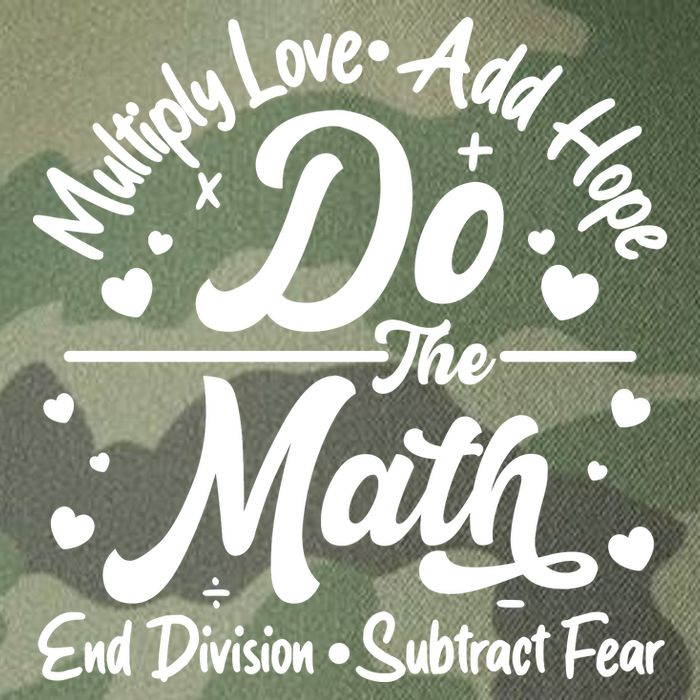 Do The Math Multiply Love Add Hope End Division Subtract Fear Legacy Tie Dye Trucker Hat