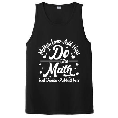 Do The Math Multiply Love Add Hope End Division Subtract Fear PosiCharge Competitor Tank