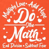 Do The Math Multiply Love Add Hope End Division Subtract Fear Valucap Bio-Washed Visor