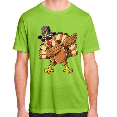 Dabbing Turkey Meaningful Gift Adult ChromaSoft Performance T-Shirt