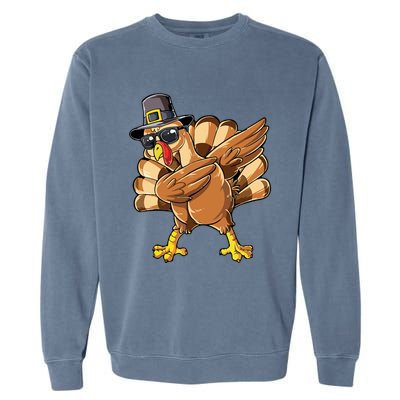 Dabbing Turkey Meaningful Gift Garment-Dyed Sweatshirt