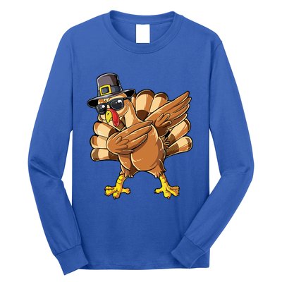 Dabbing Turkey Meaningful Gift Long Sleeve Shirt