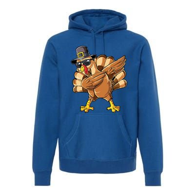 Dabbing Turkey Meaningful Gift Premium Hoodie