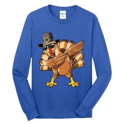 Dabbing Turkey Meaningful Gift Tall Long Sleeve T-Shirt