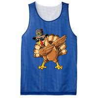 Dabbing Turkey Meaningful Gift Mesh Reversible Basketball Jersey Tank