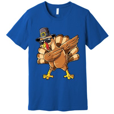 Dabbing Turkey Meaningful Gift Premium T-Shirt