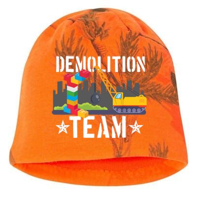 Demolition Team Master Builder Building Blocks Bricklayer Kati - Camo Knit Beanie