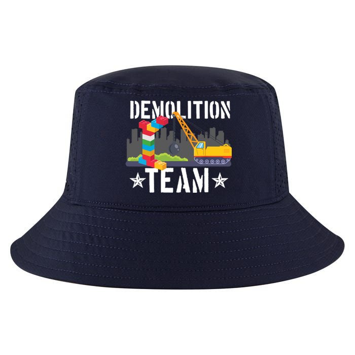 Demolition Team Master Builder Building Blocks Bricklayer Cool Comfort Performance Bucket Hat