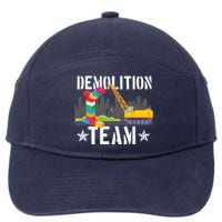 Demolition Team Master Builder Building Blocks Bricklayer 7-Panel Snapback Hat