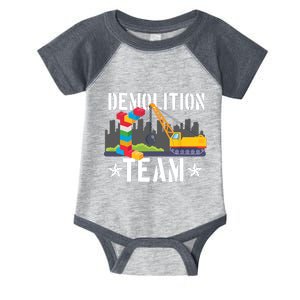 Demolition Team Master Builder Building Blocks Bricklayer Infant Baby Jersey Bodysuit