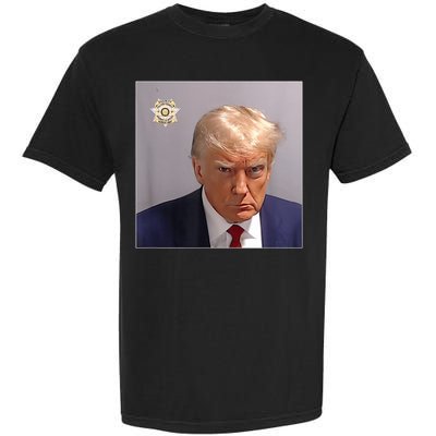 Donald Trump Mugshot | Trump Mug Shot Trending Garment-Dyed Heavyweight T-Shirt