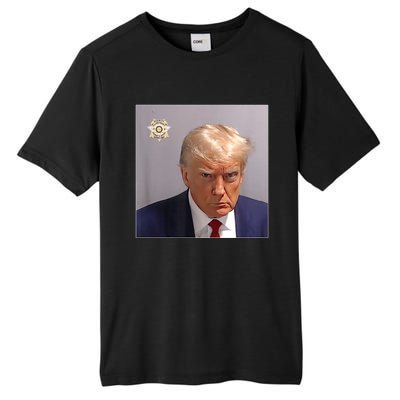 Donald Trump Mugshot | Trump Mug Shot Trending Tall Fusion ChromaSoft Performance T-Shirt