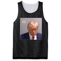 Donald Trump Mugshot | Trump Mug Shot Trending Mesh Reversible Basketball Jersey Tank