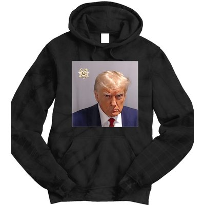 Donald Trump Mugshot | Trump Mug Shot Trending Tie Dye Hoodie