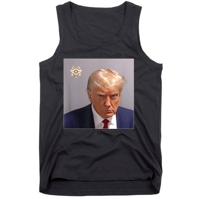 Donald Trump Mugshot | Trump Mug Shot Trending Tank Top