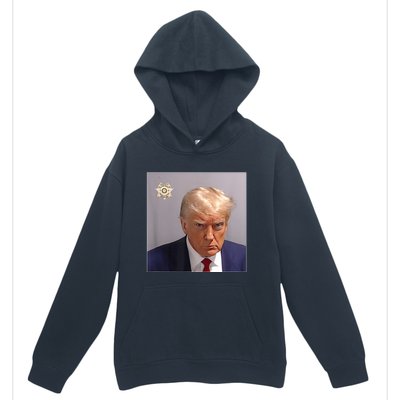 Donald Trump Mugshot | Trump Mug Shot Trending Urban Pullover Hoodie