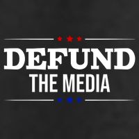 Defund The Media USA 7 Panel Mesh Trucker Snapback Hat