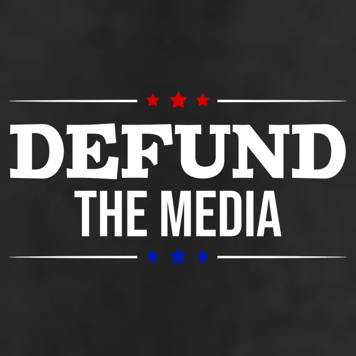Defund The Media USA 7 Panel Mesh Trucker Snapback Hat