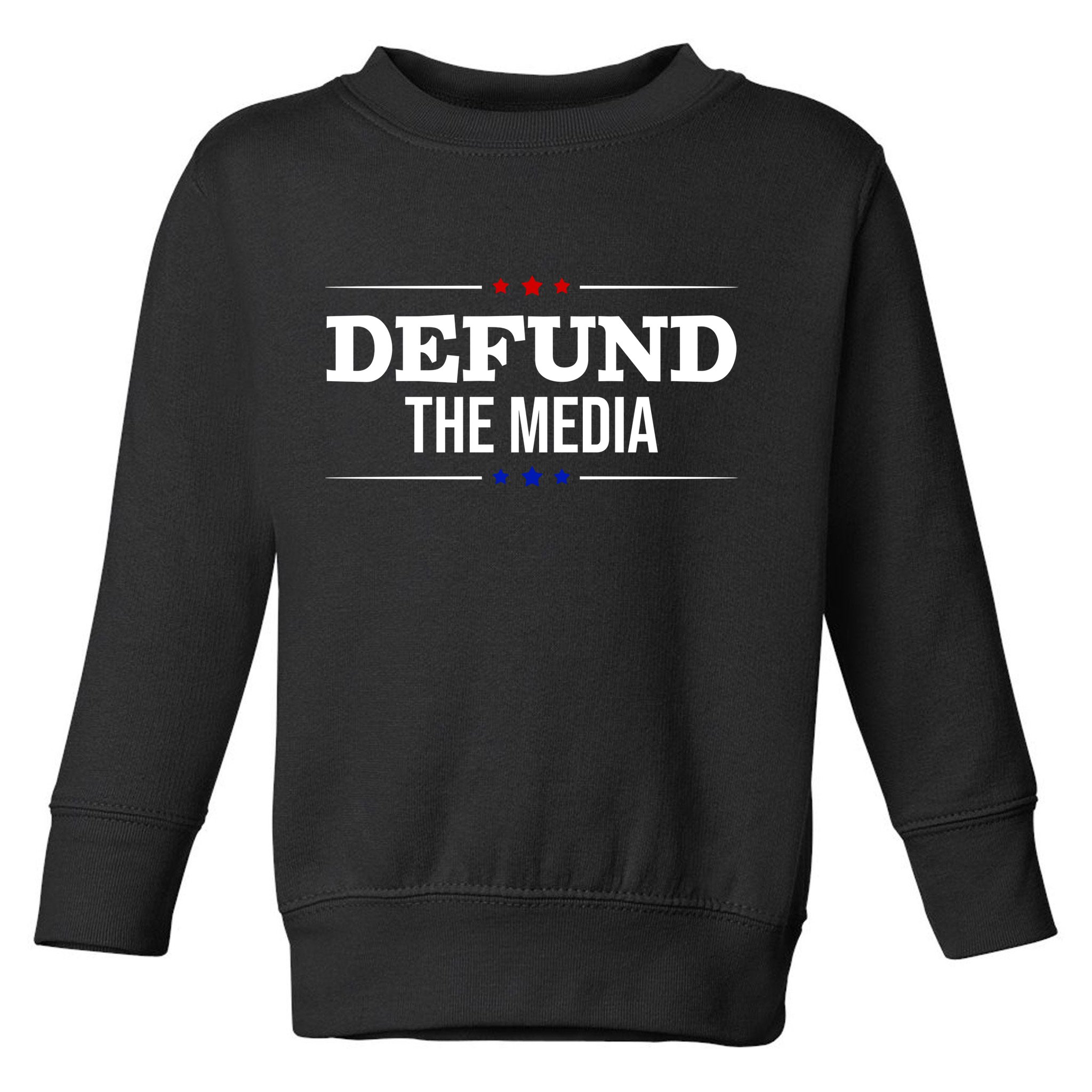 Defund The Media USA Toddler Sweatshirt