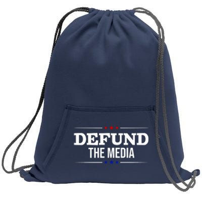 Defund The Media USA Sweatshirt Cinch Pack Bag