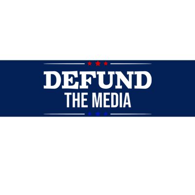 Defund The Media USA Bumper Sticker