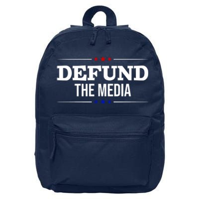 Defund The Media USA 16 in Basic Backpack