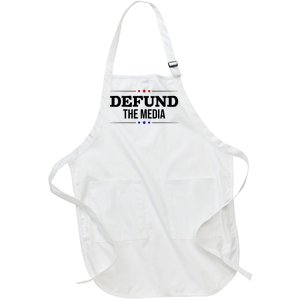 Defund The Media USA Full-Length Apron With Pockets