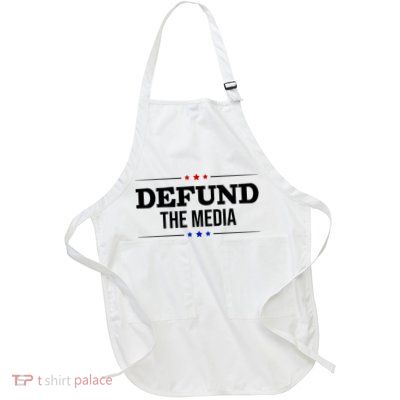 Defund The Media USA Full-Length Apron With Pockets