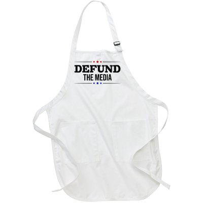 Defund The Media USA Full-Length Apron With Pockets